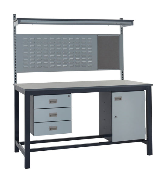 Heavy Duty Workbench and Accessories Kit D - Laminate Worktop (4455353450531)