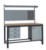 Heavy Duty Workbench and Accessories Kit D - Wood Worktop  (4455353483299)