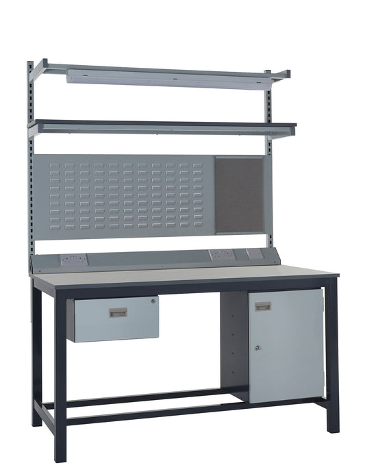 Heavy Duty Workbench and Accessories Kit E - Laminate Worktop  (4455353516067)