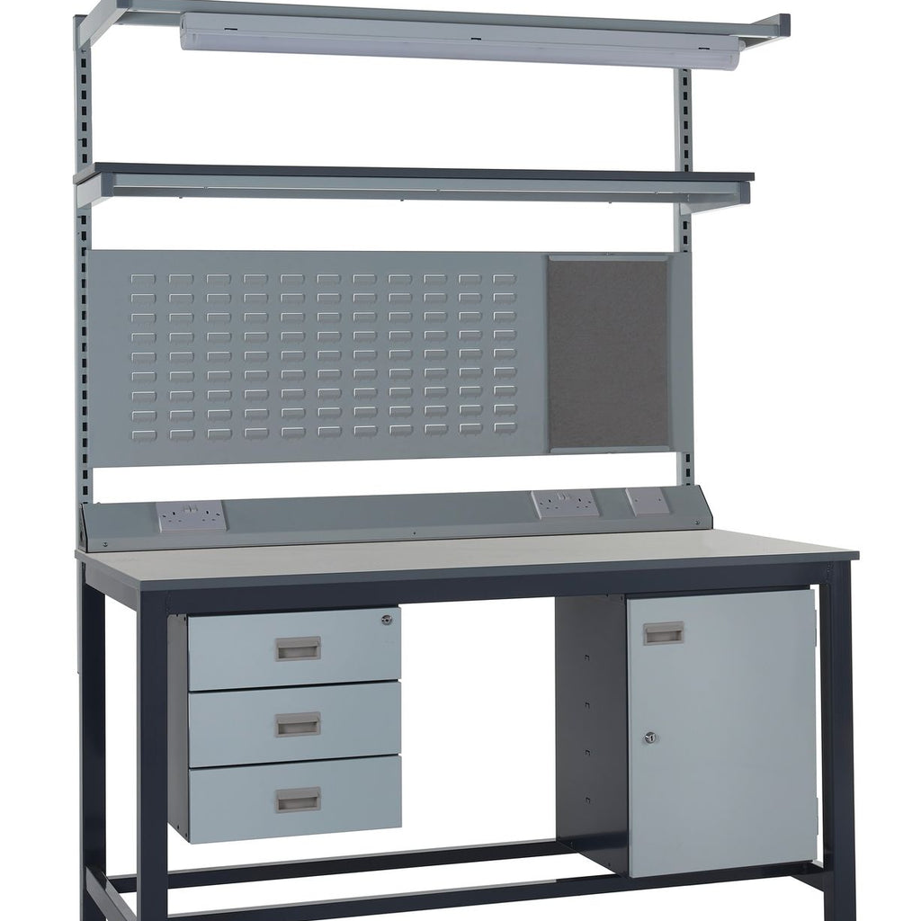 Heavy Duty Workbench and Accessories Kit F - Laminate Worktop  (4455353581603)