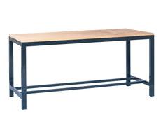 Heavy-Duty Workbench with Wood Worktop