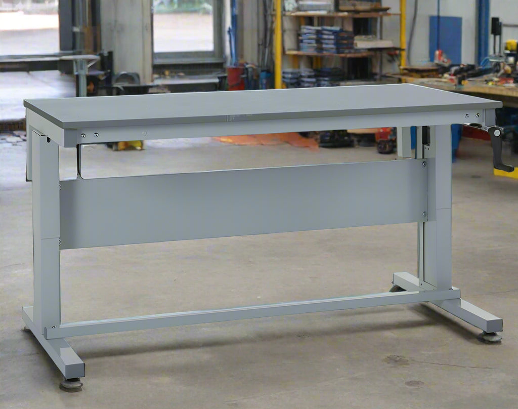 Hydraulic adjustable height workbench discount