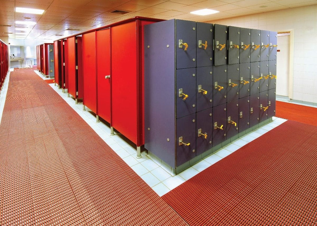 Ribbed HeavyDuty Changing Room Matting First Mats