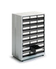 High-Density Small Parts Storage Cabinets with 24x 82mm x 186mm x 400mm Bins grey (6573248053419)