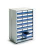 High-Density Small Parts Storage Cabinets with 24x 82mm x 186mm x 400mm Bins blue (6573248053419)