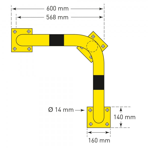 Hoop Barrier Dimensions