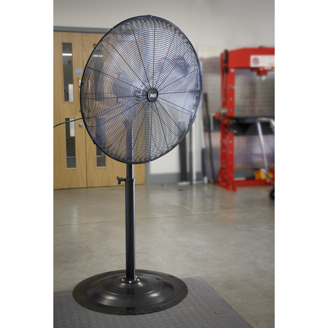 30" Oscillating Industrial Pedestal Fan