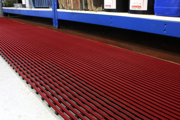 Industrial PVC Duckboard Matting | First Mats
