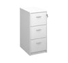 Eco 3 Drawer Wooden Filing Cabinets white (6097101455531)