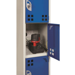 4 Compartment Tool Charging Locker - Standard Plug