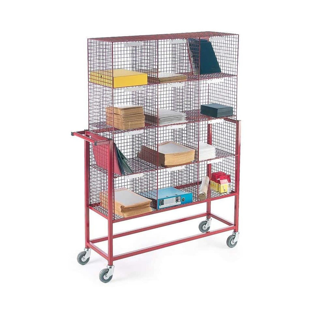 Wire Mesh Mail Sorter with 12 Compartments (6236013527211)