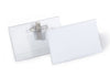 Professional Clear 54mm x 90mm PVC Combi Clip Name Badges - Pack of 50 (6210618491051)