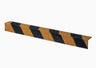 55mm x 55mm Anti-Slip Stair Nosing (Black / Yellow)