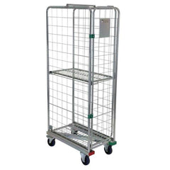 Nestable Extra Narrow 3-Sided Roll Container