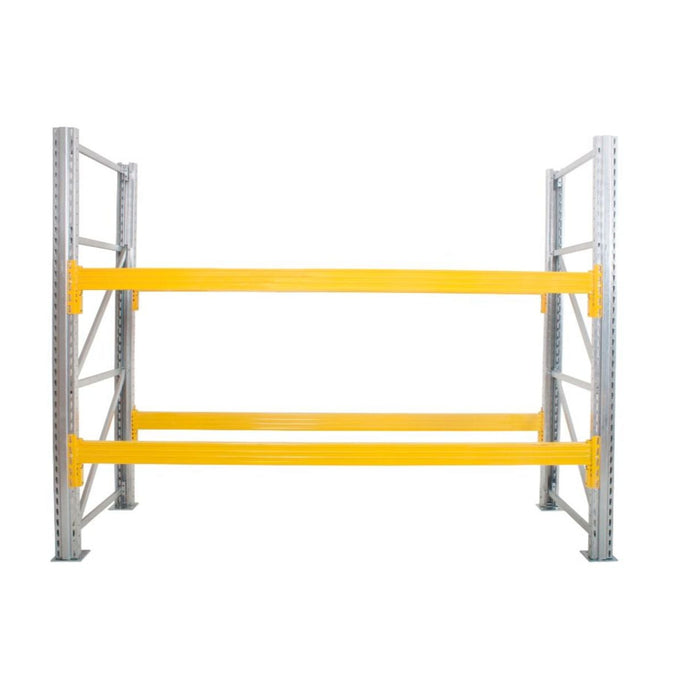 Heavy-Duty Galvanised Pallet Racking Frames 90cm Deep (6201345999019)