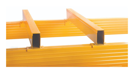Pair of Fork Spacers for Heavy-Duty Galvanised Pallet Racking Frames (6201346425003)