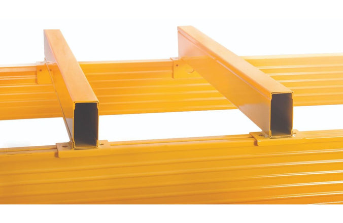 Pair of Fork Spacers for Heavy-Duty Galvanised Pallet Racking Frames (6201346425003)