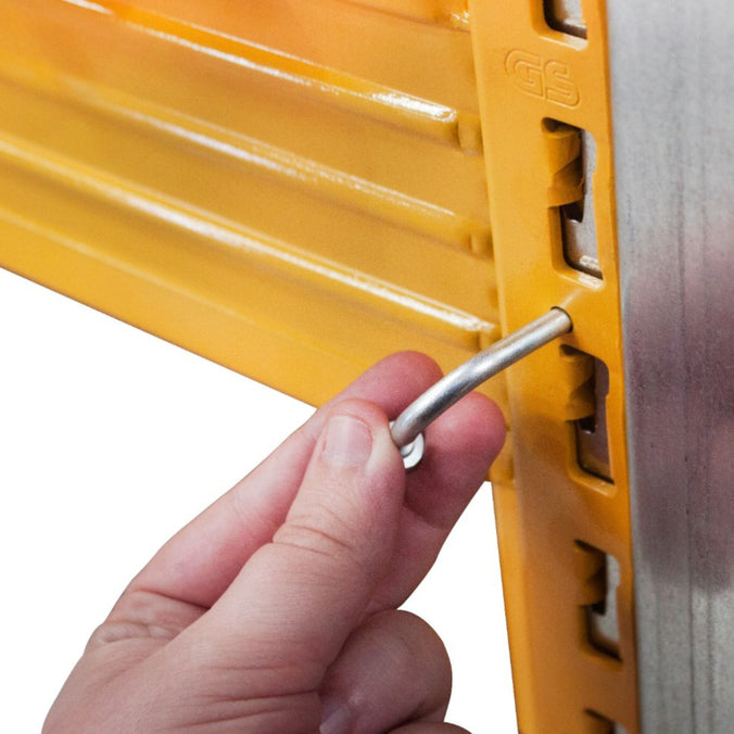 Warehouse Pallet Racking for 12 Pallets safety pin insertion (4810500800547)
