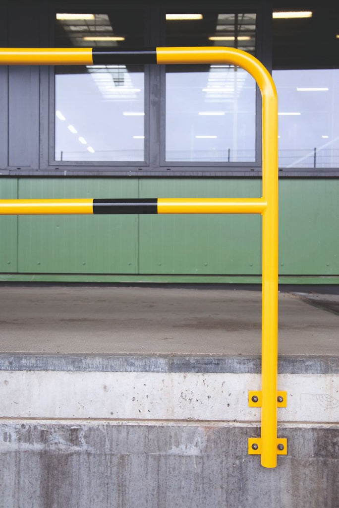 Permanent Wall Mounted Pedestrian Safety Barrier in use (4572925034531)
