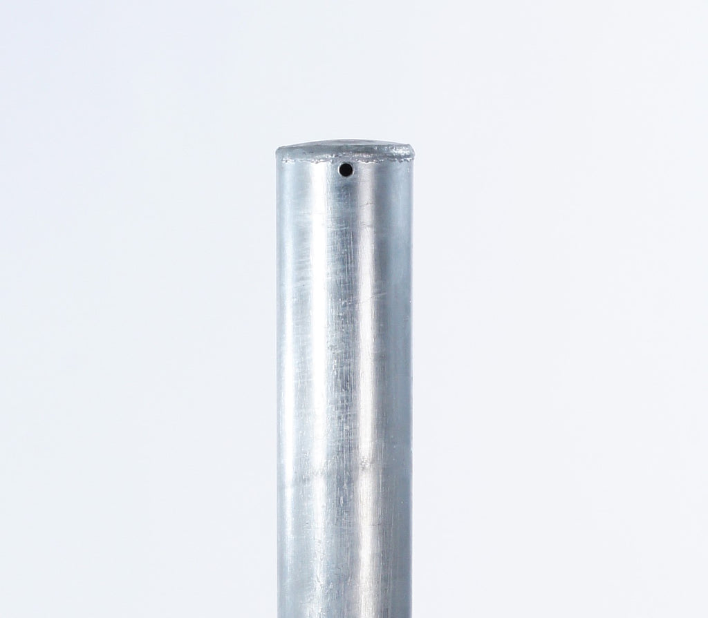 Plain Galvanised Steel Bollard - Top (4365597999139)
