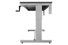Premium Height Adjustable Workbench with Laminate Top high side view (4453380259875)