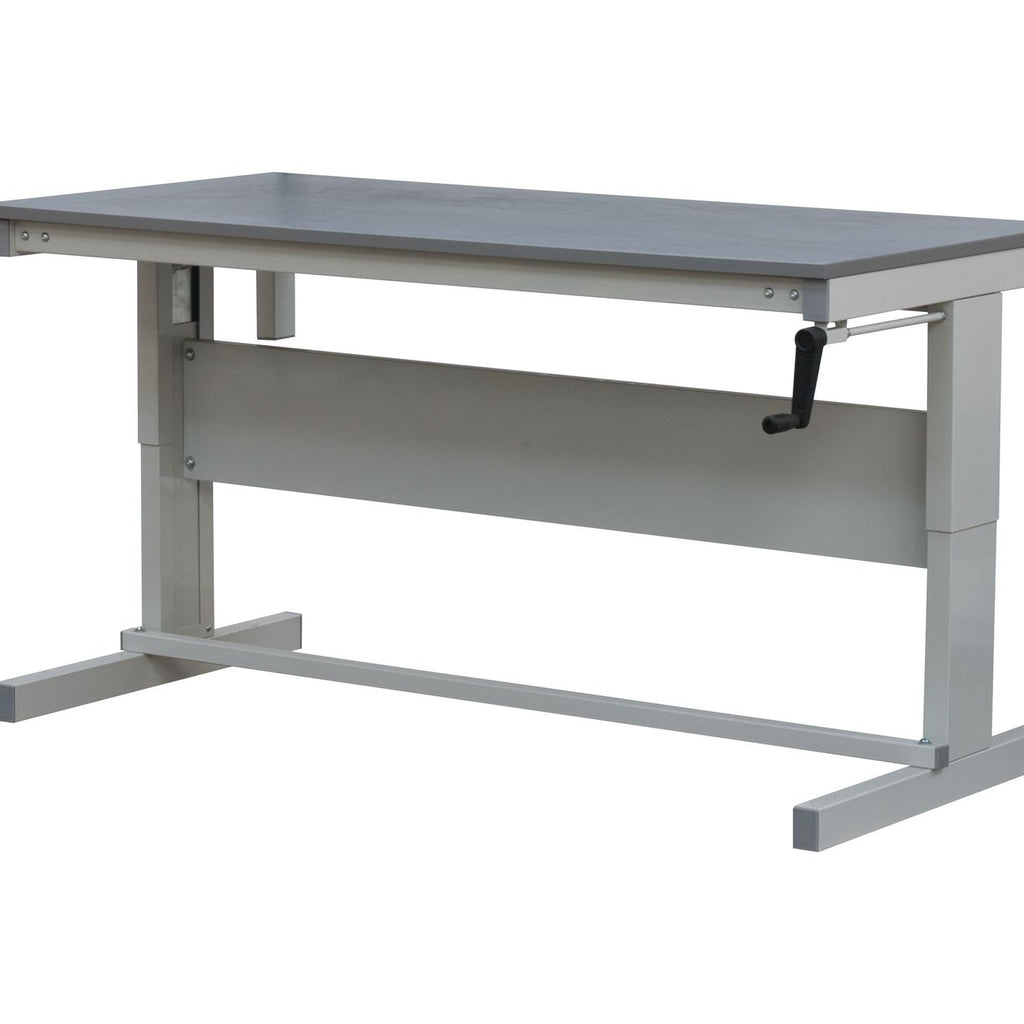 Premium Height Adjustable Workbench with Laminate Top High (4453380259875)