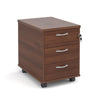 Eco 3 Drawer Mobile Office Pedestals walnut (6097101193387)