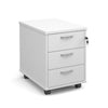 Eco 3 Drawer Mobile Office Pedestals white (6097101193387)
