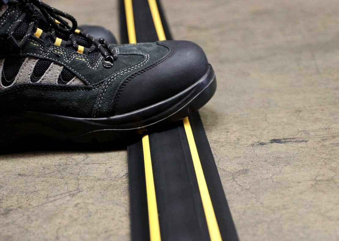 Driver Over Cable Protection Extra Long Rubber Drive-Over Cable Protector | First Mats UK