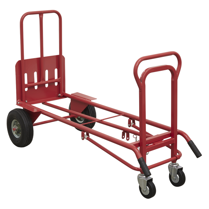 3 Position Sack Truck with Pneumatic Tyres - 250kg Capacity
