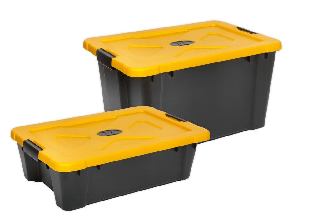 Composite Stackable Storage Boxes with Lids