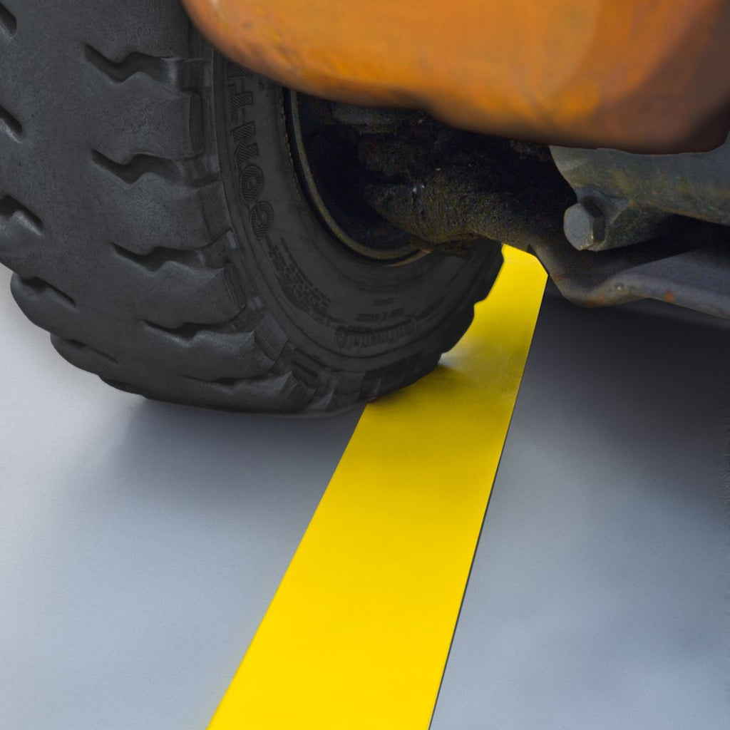 Steel Floor Tape for Forklift Truck Areas (75mm x 6m) (4515797303331)