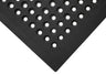 SturdySafe heavy-duty rubber anti-fatigue mat with swarf-catching design for industrial use