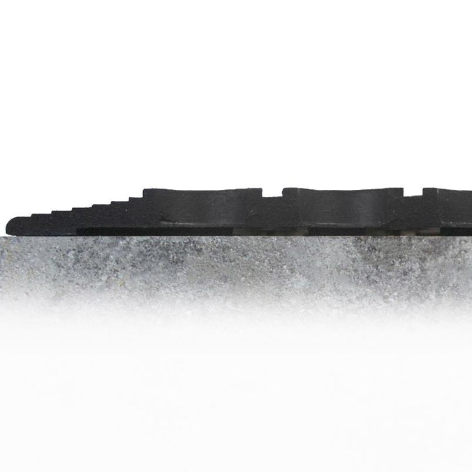 Anti-fatigue industrial mat cross-section