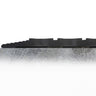 Anti-fatigue industrial mat cross-section