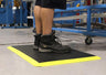 Diamond-patterned Elite Diamond Extra-Comfort industrial safety mat for enhanced worker comfort and safety.