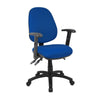 3 Lever Asynchro Operator Desk Chairs blue (6097101619371)