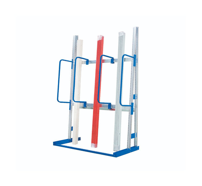 Heavy Duty Large Vertical Storage Racks single bay with props (4810500767779)