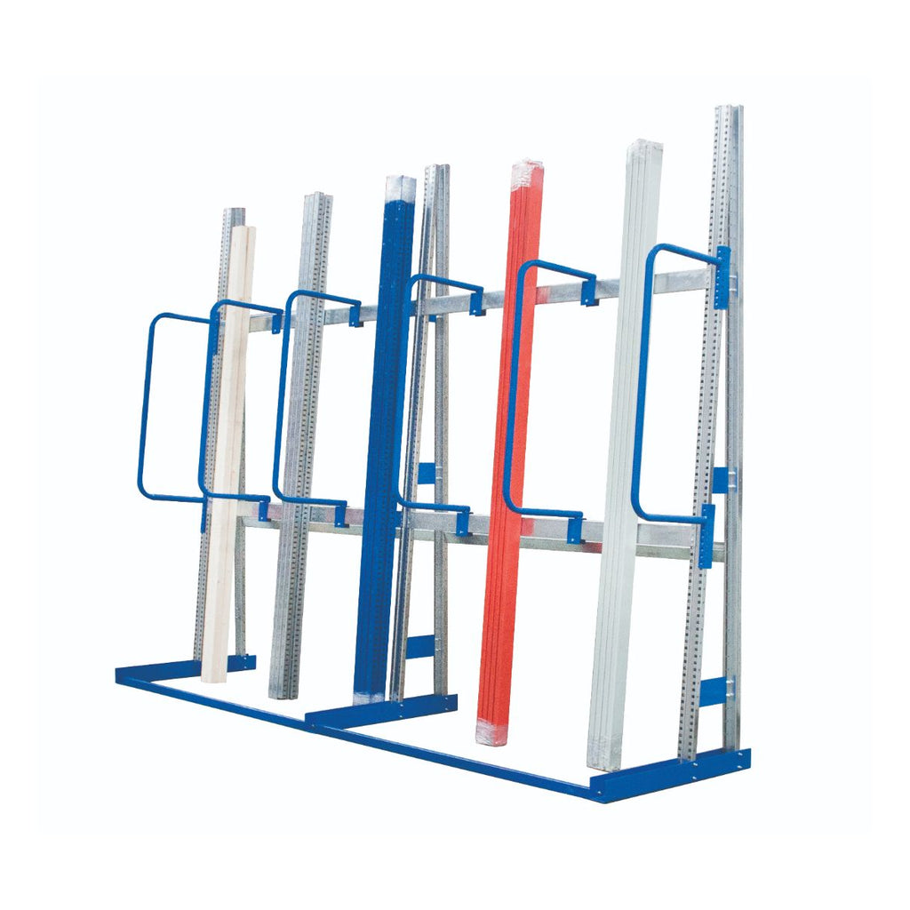 Heavy Duty Large Vertical Storage Racks two bay run props (4810500767779)