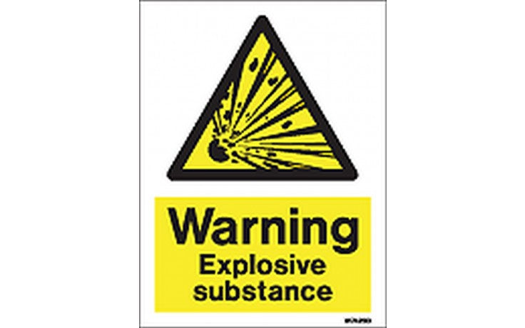 Explosive Substance Warning Signs (4807367065635)
