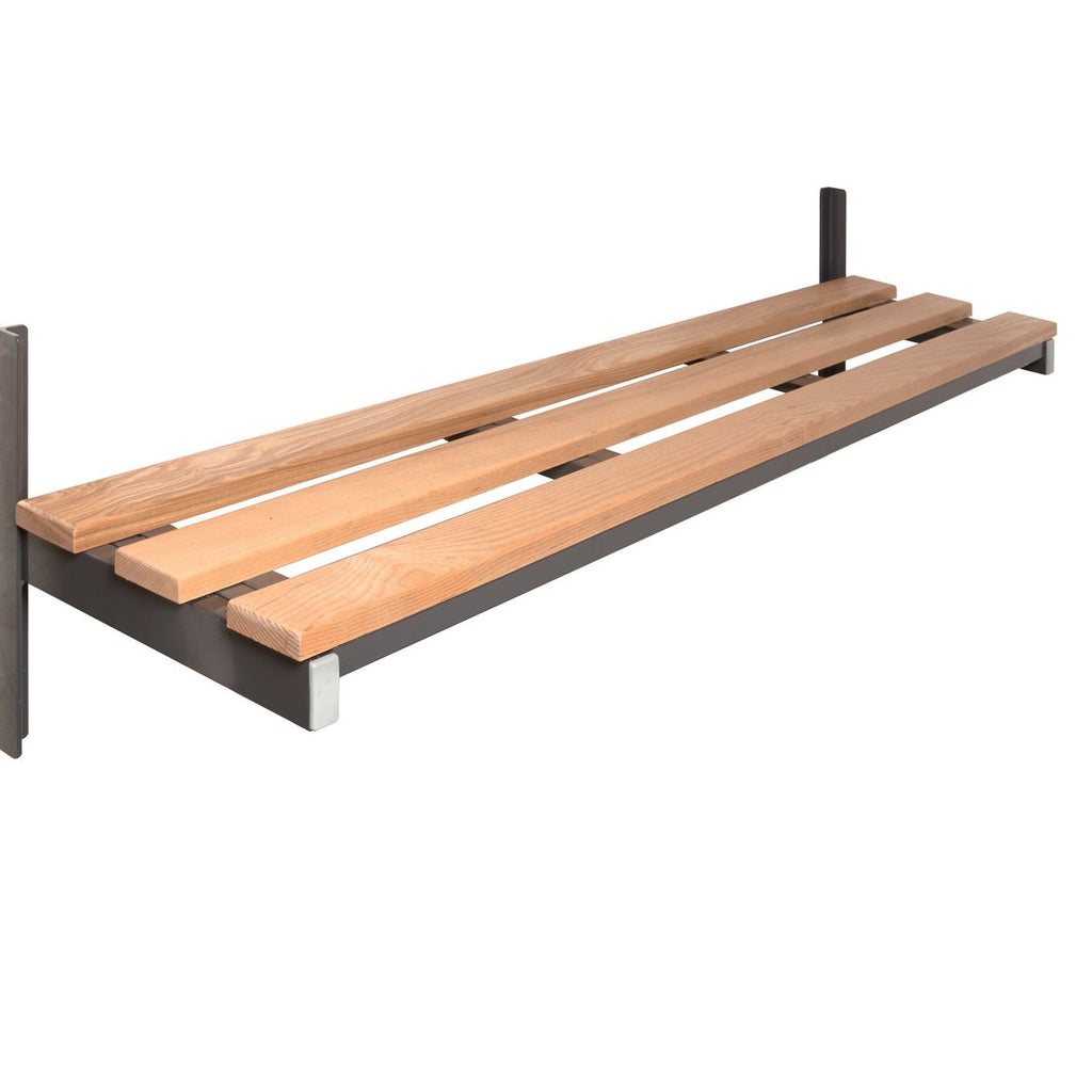 Wall mounted changing room bench (4485757796387)