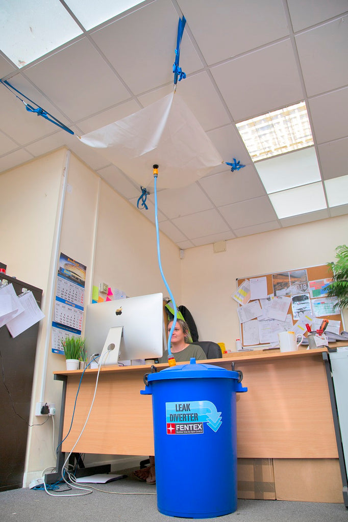 Leak diverter in office (4367305375779)